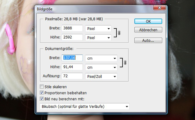 Foto für Druck herri