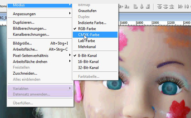 Foto für Druck herrichten 3