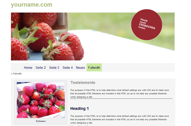 Theme Erdbeer