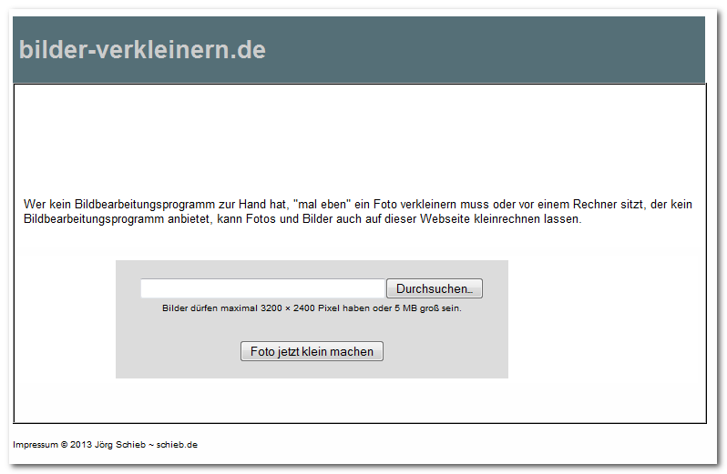 Bildverkleinern online