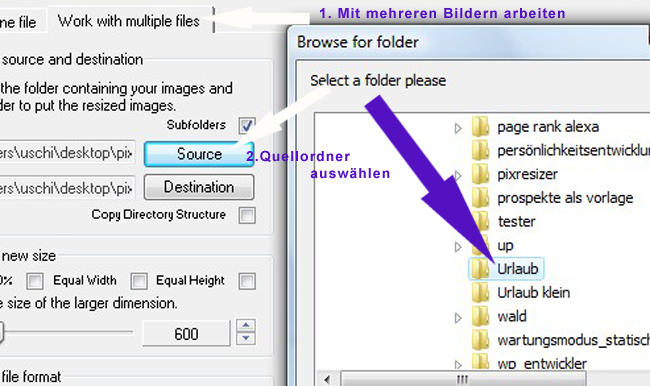 Source - Quellordner