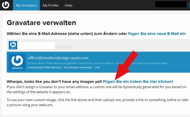 Gravatar Account