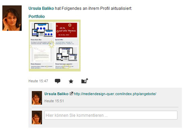 Xint mit Bild posten