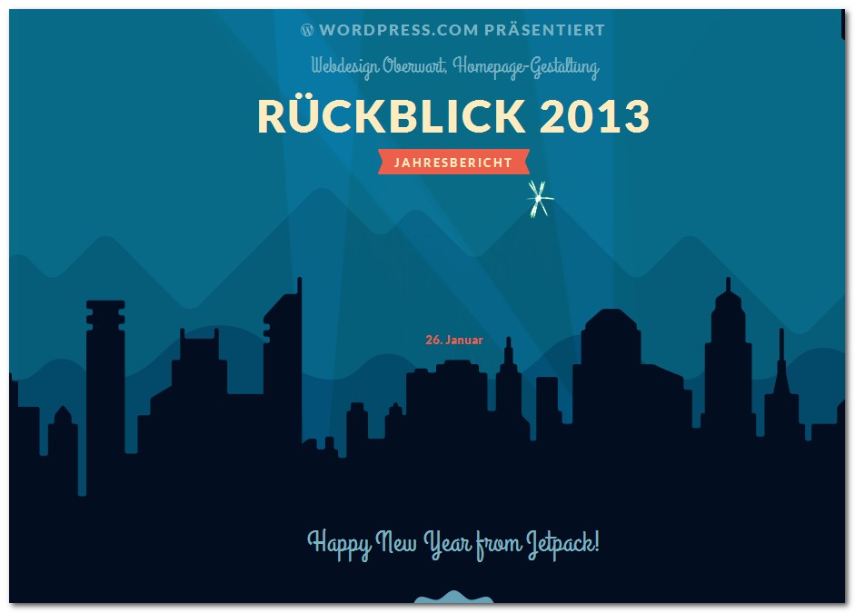 Jetpack Jahresrückblick