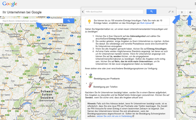 Google Places eintragen