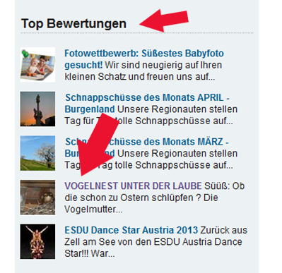 Top Bewertung  bezirksblatt 