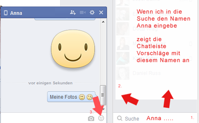Facebook Chat starten