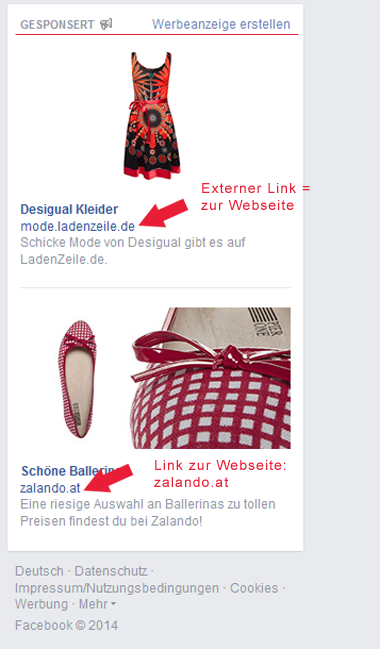 Facebook Werbung 