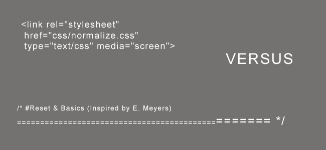 Normalize.css VS CSS-Reset