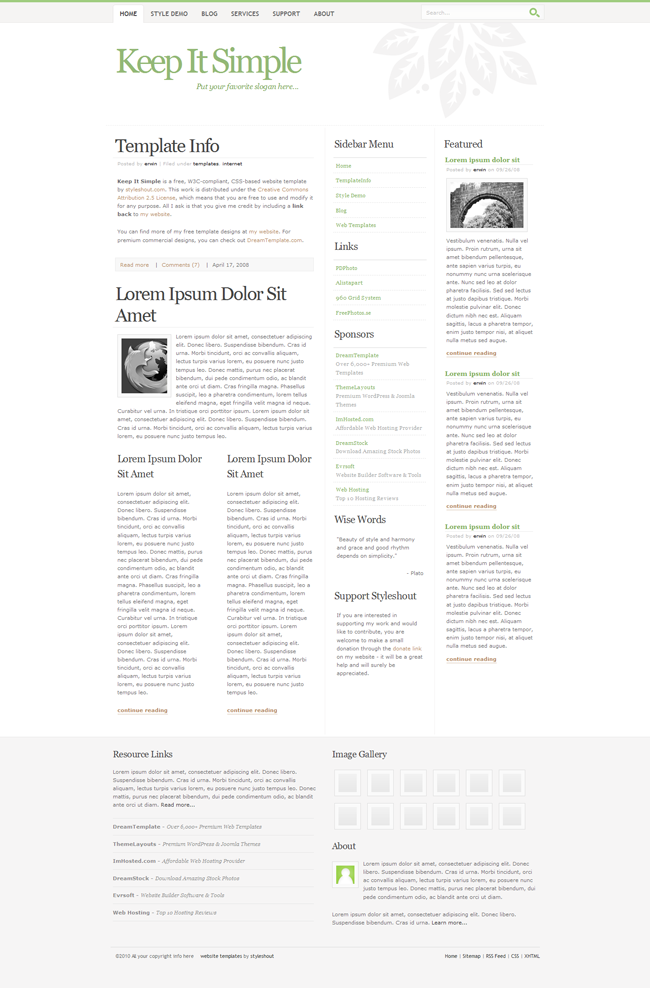 Keep it simple Beispieldatei