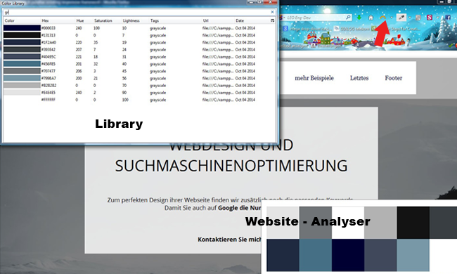 Library und Website Analyzer 