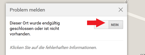 Google My Business Maske