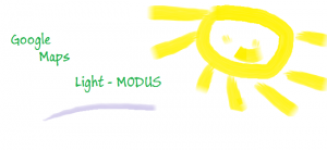 Google Maps Light Modus