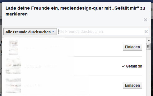 facebook freunde einladen