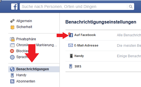 facebook benachrichtigungen
