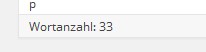 wordpress-wortanzahl