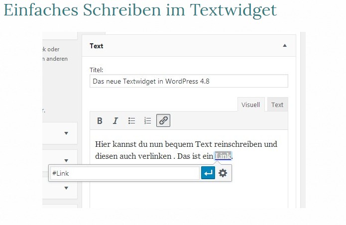 einfaches-schreiben-text-widget