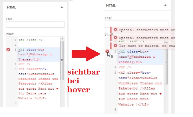 syntax-meldung-wordpress-html-widget