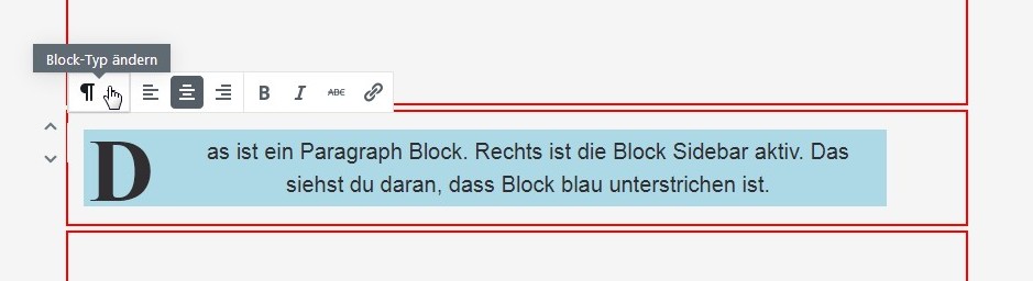 block-werkzeugleiste