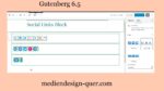 Social Links Block Gutenberg