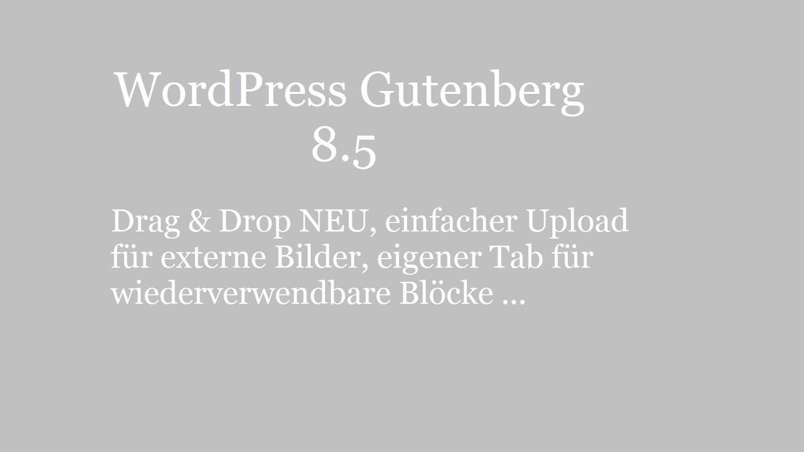 wordpress-gutenberg-8.5